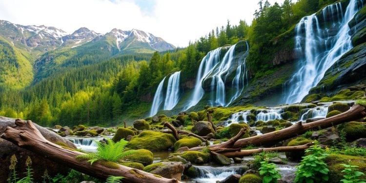 Wodospady w Karkonoszach - piękno natury i trasy do nich - Turystyka wodospad karkonosze